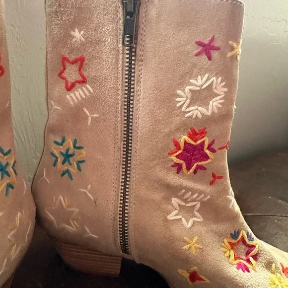 FREE PEOPLE•BOWERS EMBROIDERED WESTERN BOOTS - Sz 39.5 - Picture 15 of 16